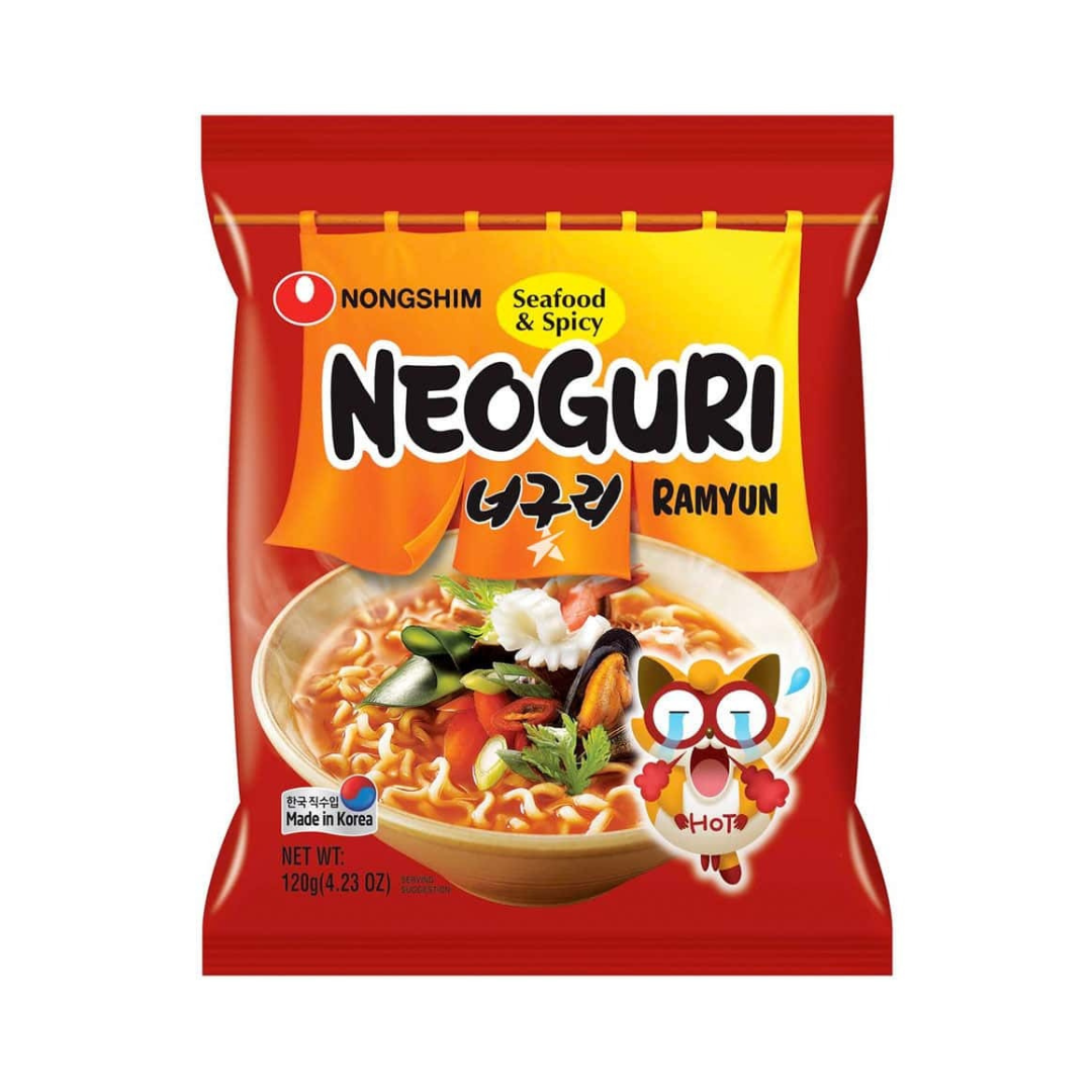 Nongshim Neoguri Spicy Seafood Ramyun 120g