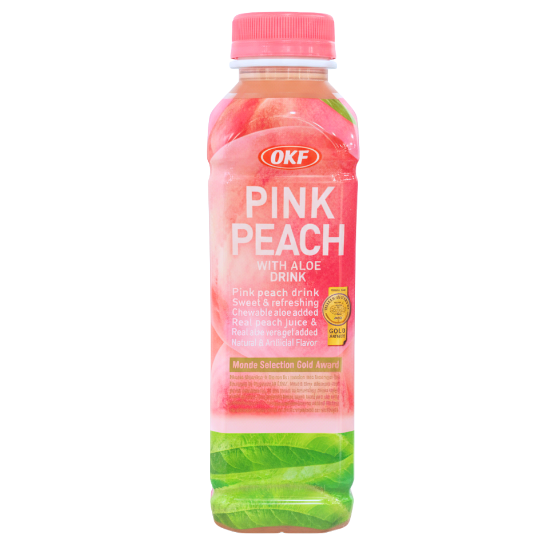 OKF PINK PEACH WITH ALOE 500ml
