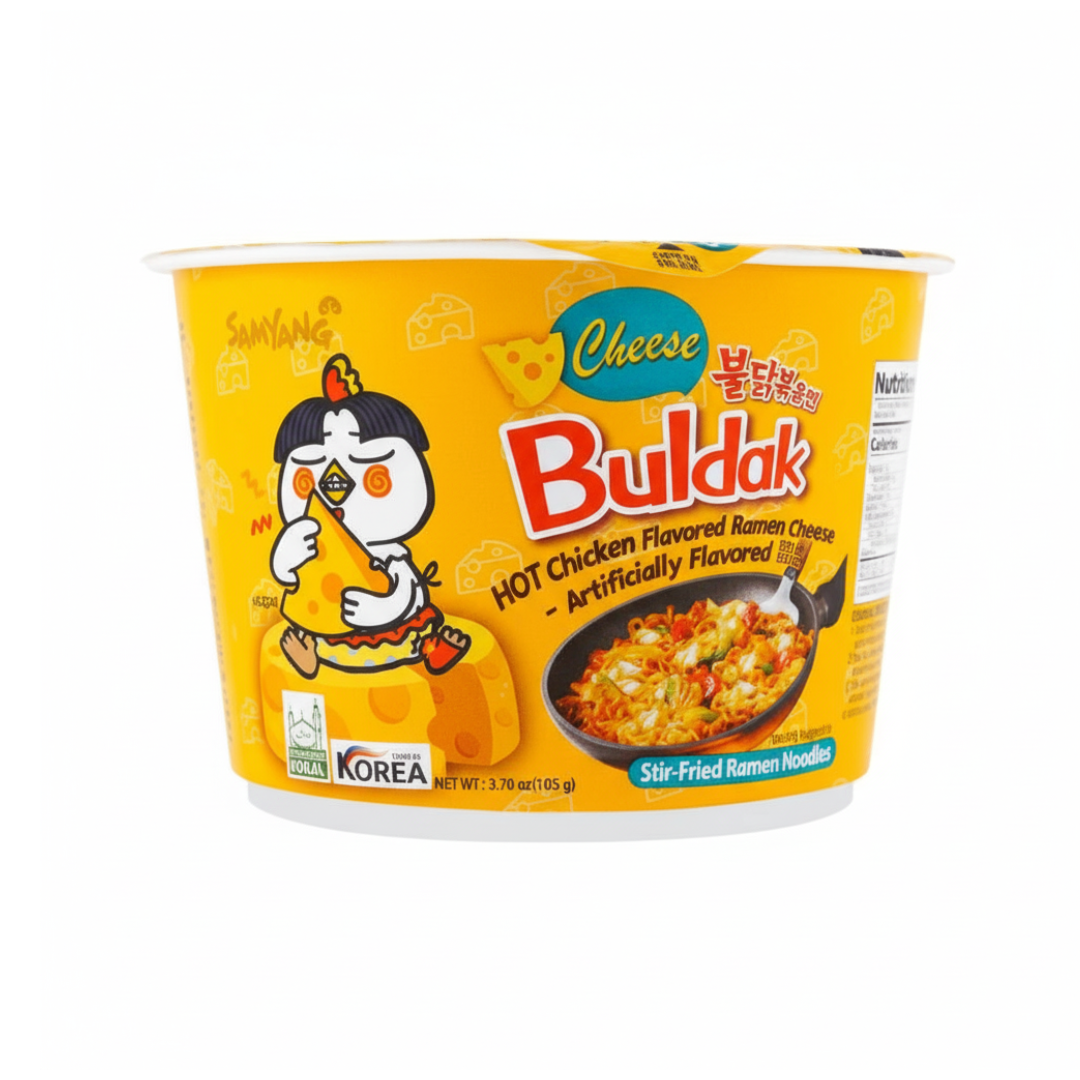 Samyang Buldak Chesse Hot Chicken Flavor Ramen 105g Big Bowl