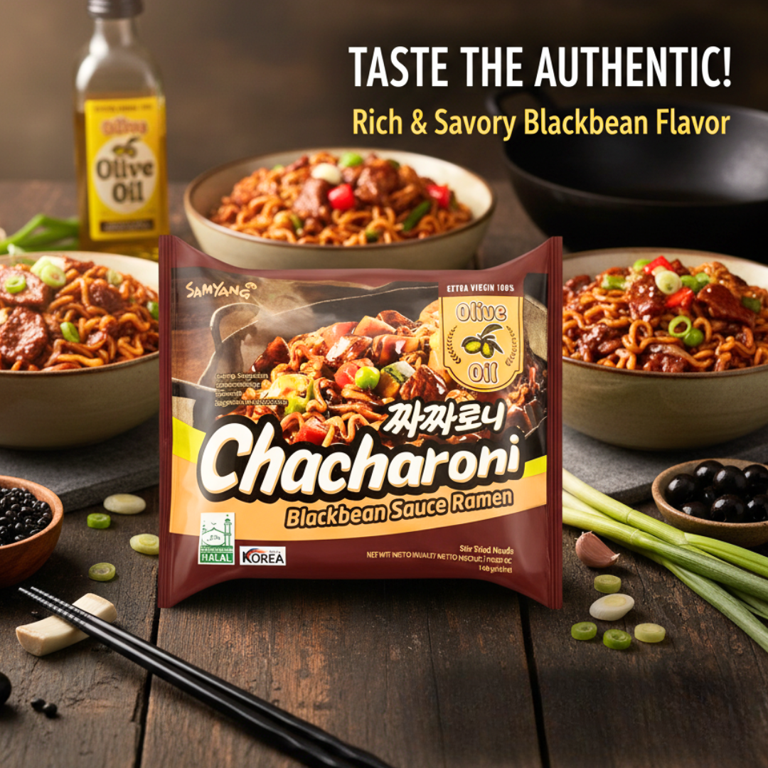 Samyang Chacharoni Black Bean Sauce Ramen instant noodles 140g (1)