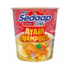 Sedaap Mie Instant Cup Rasa Ayam Nampol – Nampol Chicken Flavor Instant Noodles, 75g