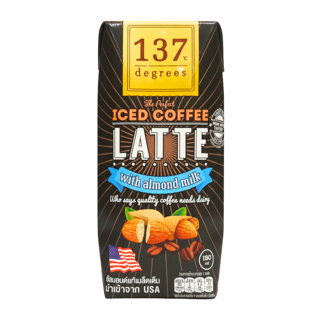 137 Degrees Iced Coffee Latte with Almond Milk 180ml (1)