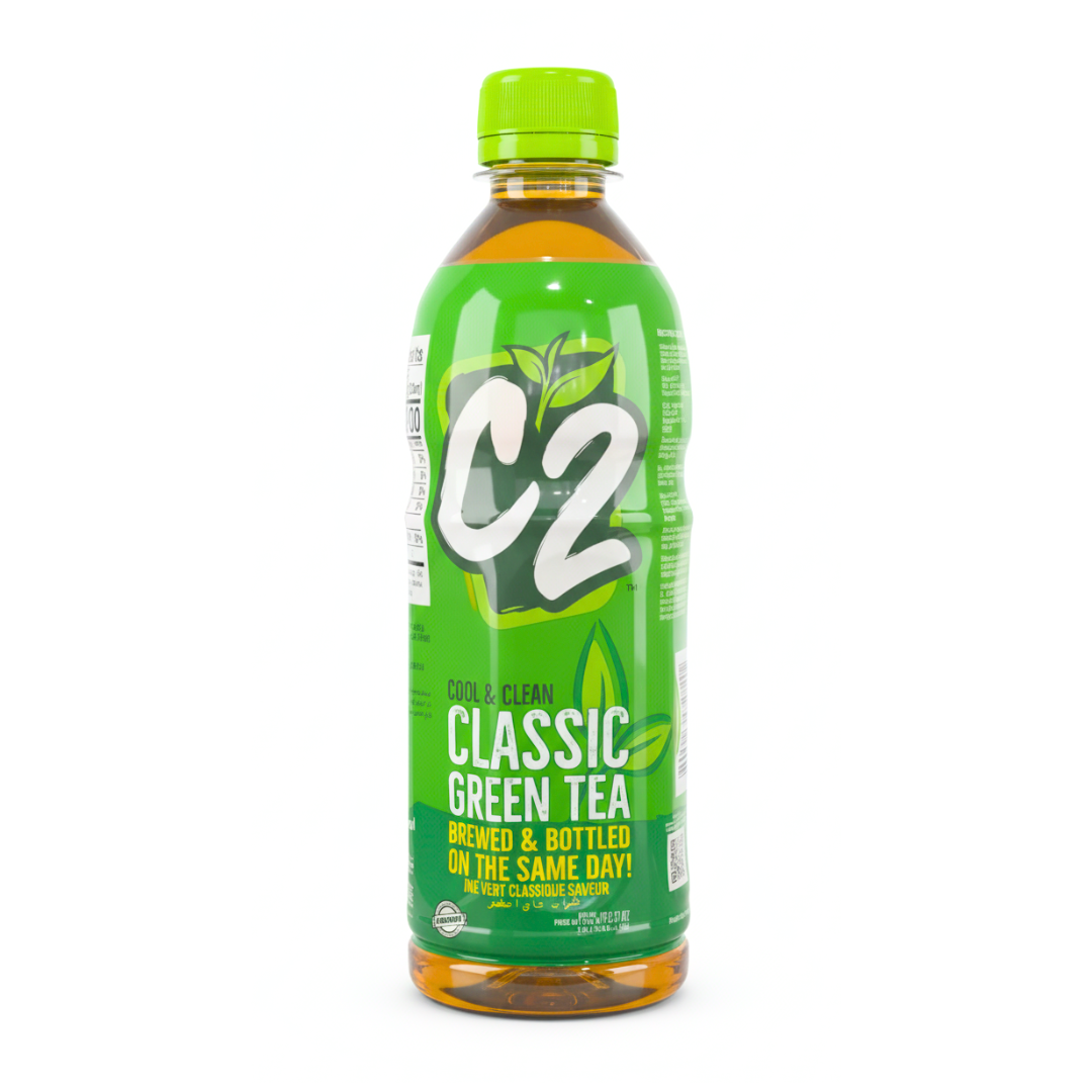 C2 Cool & Clean Classic Green Tea 500ml