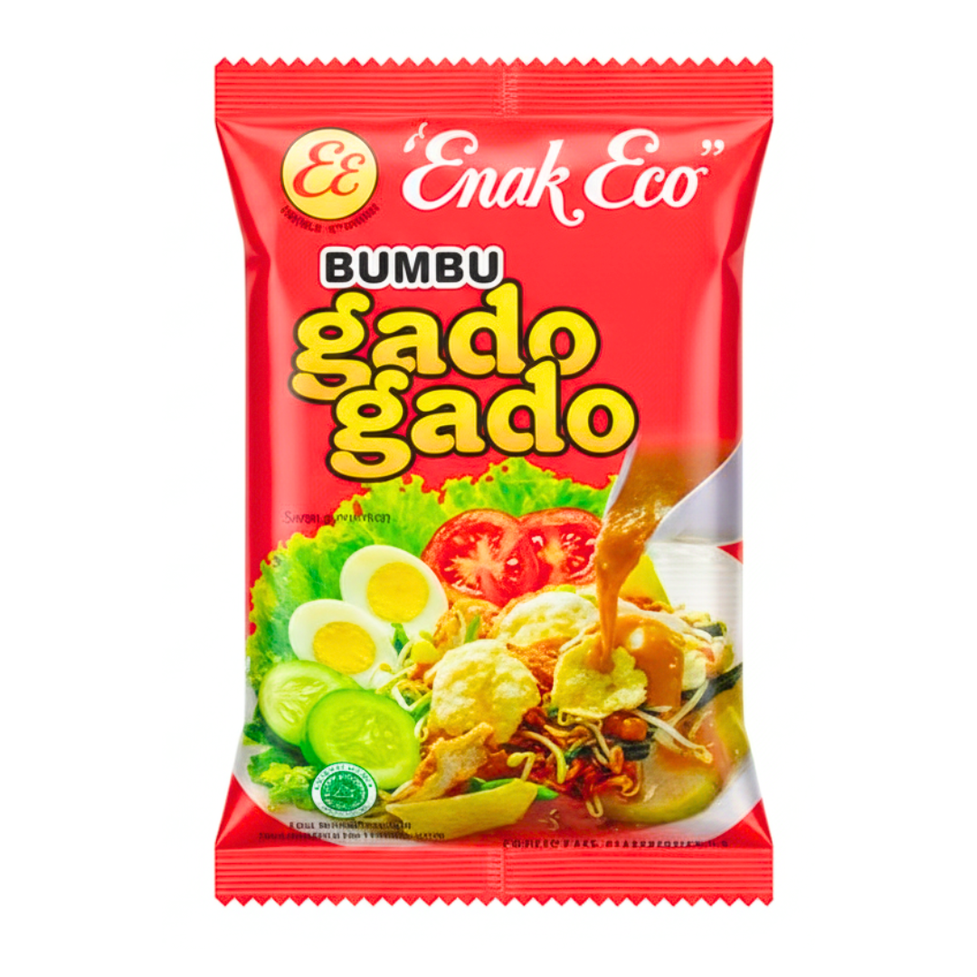 Enak Eco Bumbu Gado Gado (instant Indonesian peanut salad dressing) 185g