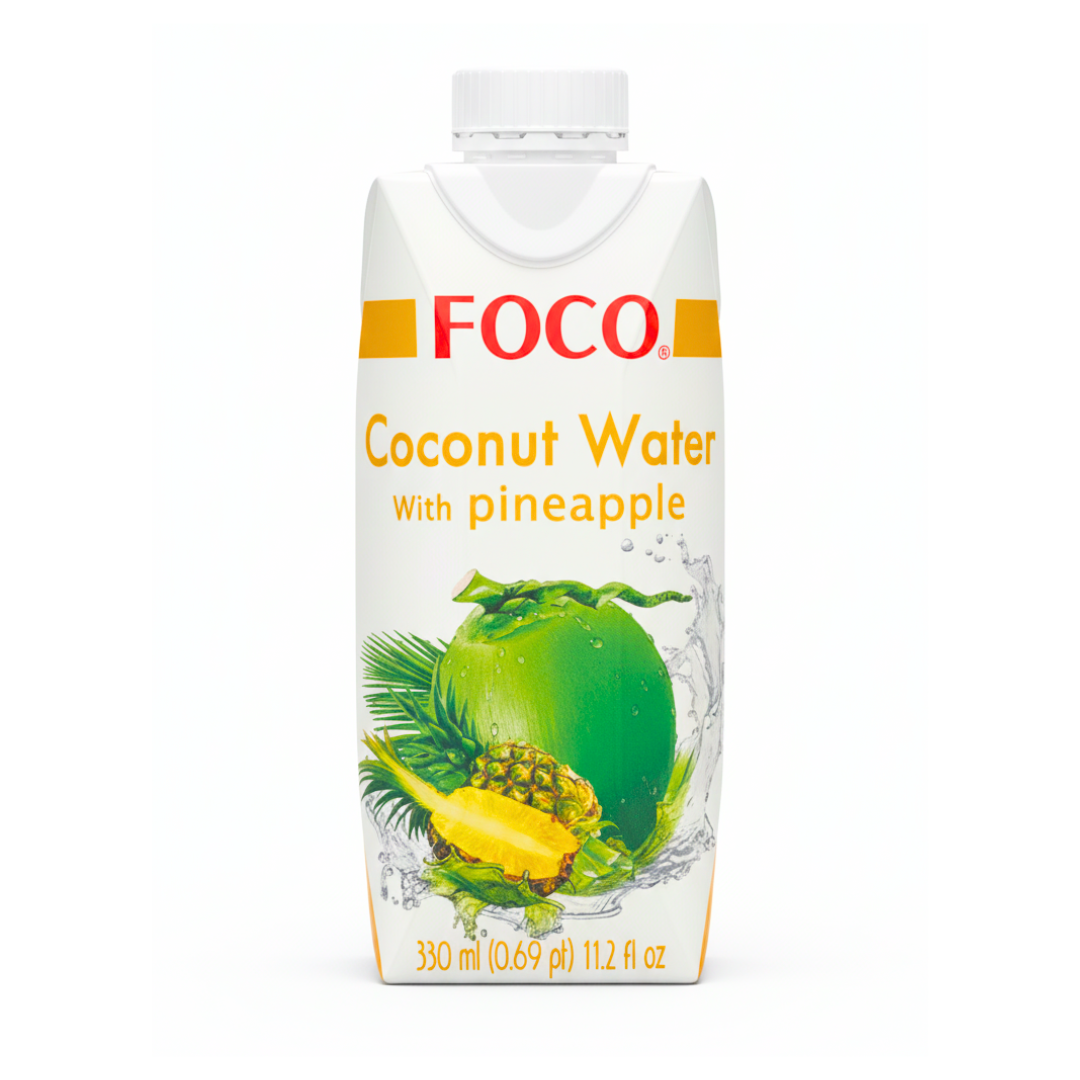 FOCO Coconut Water with Pineapple 330 ml