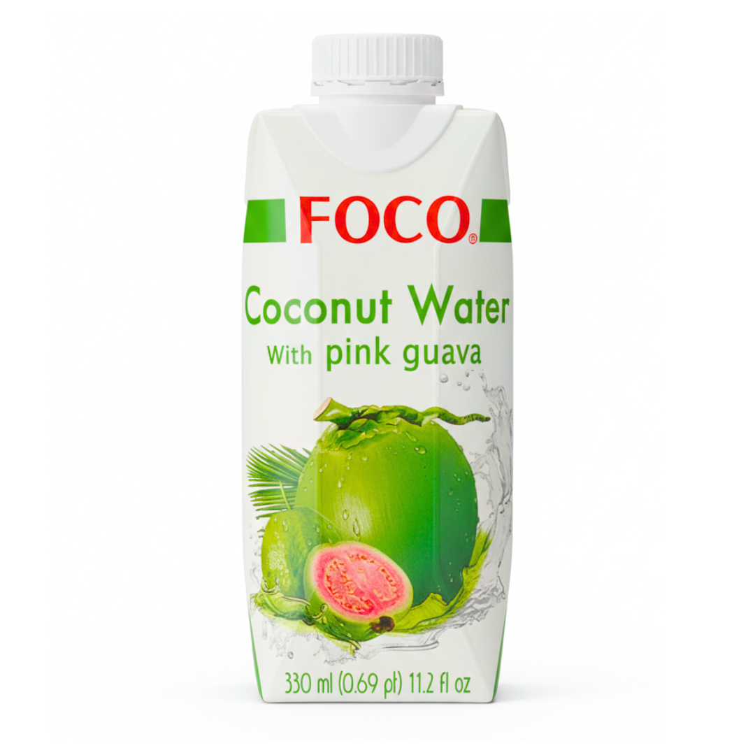 Foco Coconut Water with Pink Guava 330ml