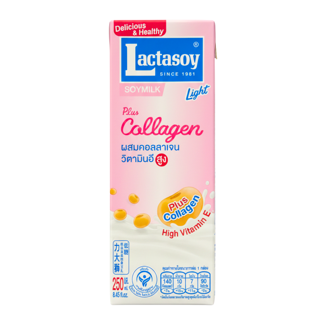 Lactasoy Light Plus Collagen UHT Soymilk 250ml