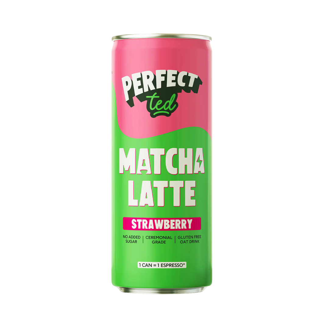 Perfectted Oat Matcha Latte Strawberry 250ml