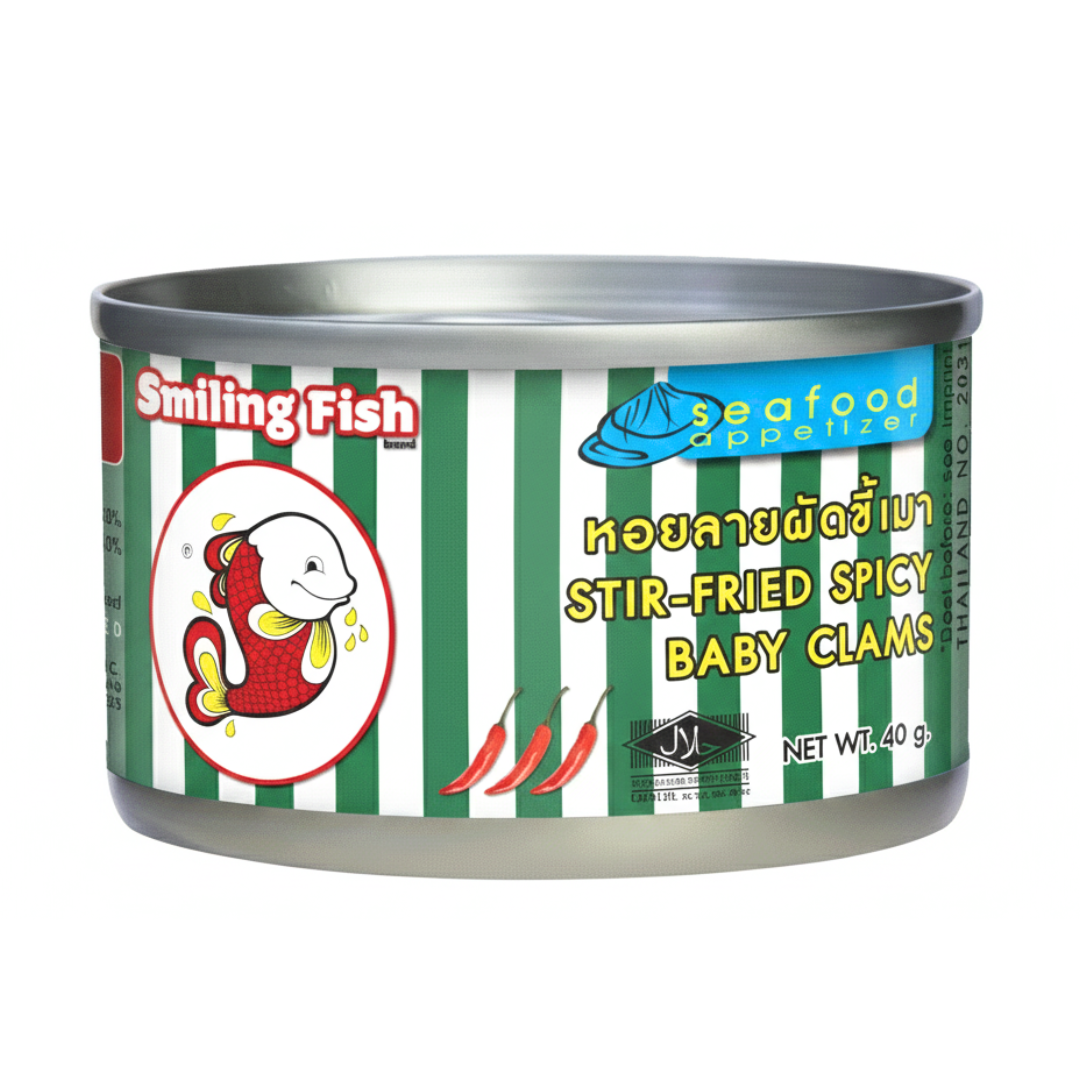 Smiling Fish Stir-Fried Spicy Baby Clams 40g