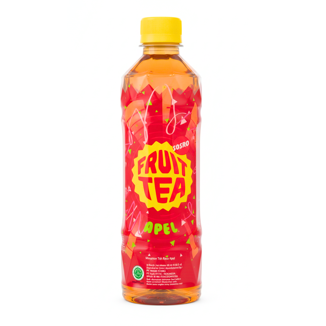_Sosro Fruit Tea Apel (Apple) 500ml