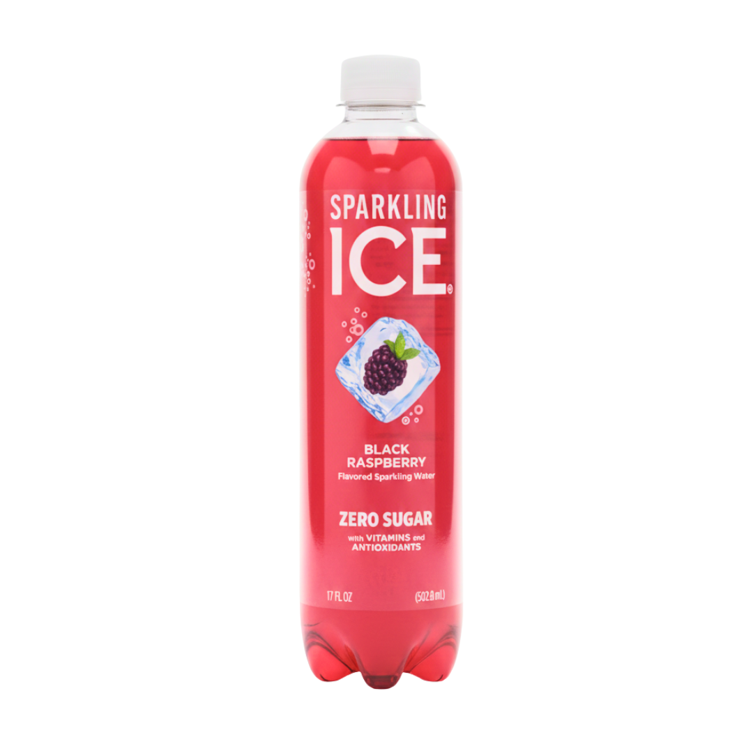 Sparkling Ice Black Raspberry flavored sparkling water 502.8ml